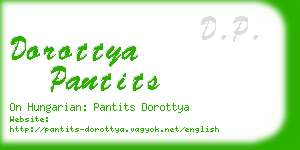 dorottya pantits business card